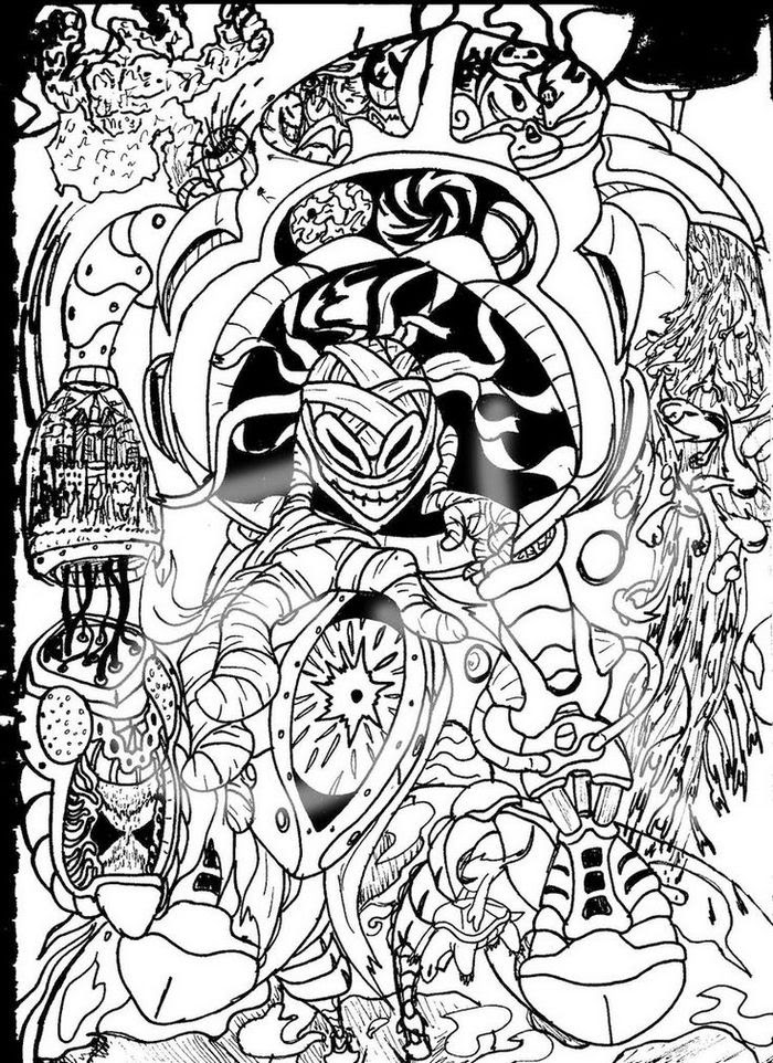 trippy complicated coloring page to print trippy complicated coloring page to print