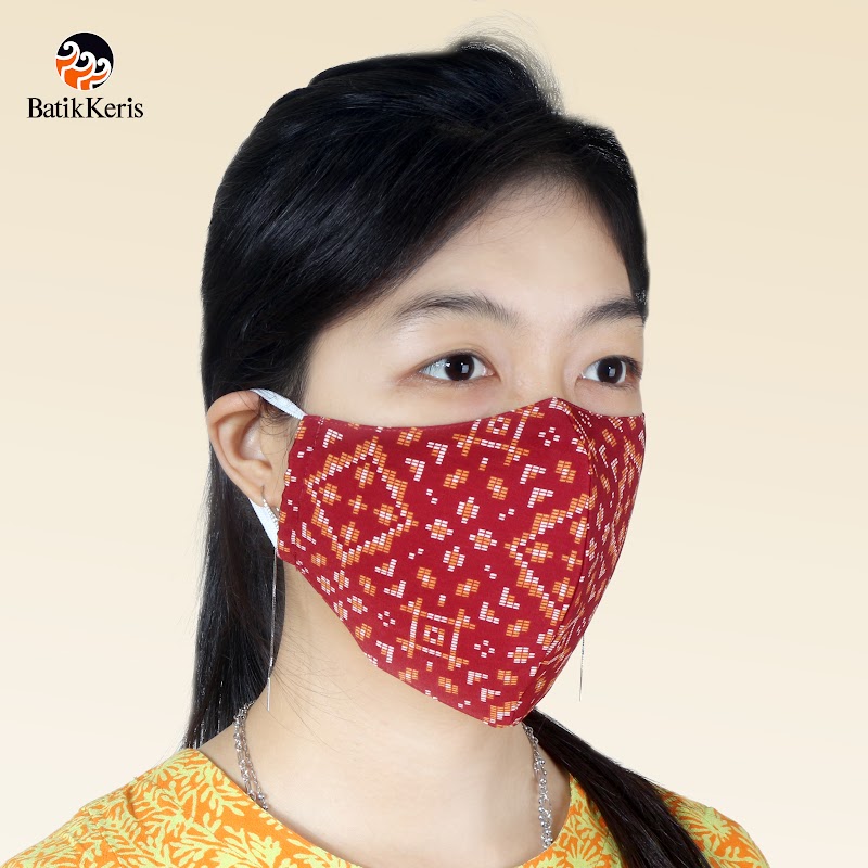 15+ Masker Batik Keris SOLO, Yang Indah!