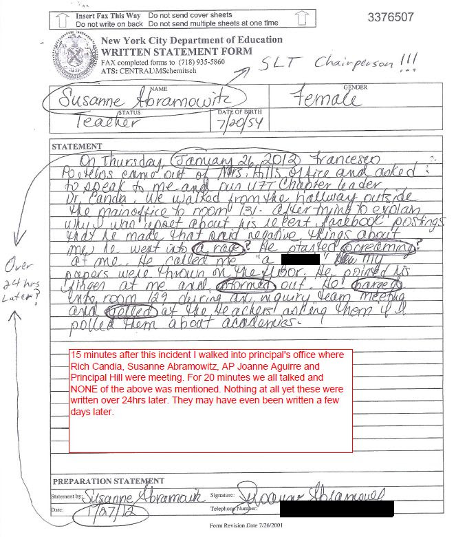 Disciplinary Letters - Educator Fights Back