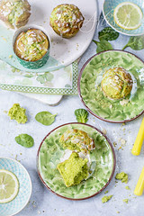 spinach and lemon muffins
