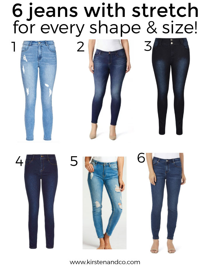 6 Of The Best Jeans With Stretch For Every Shape And Size Kirsten And Co