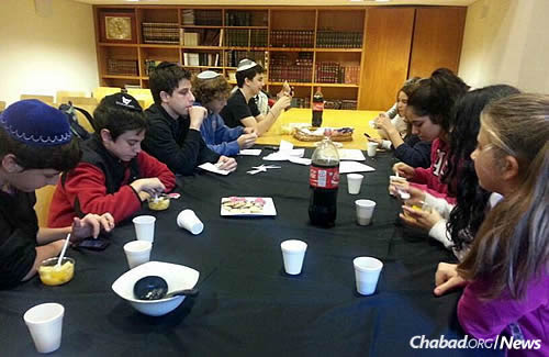 A teen club meets regularly at Wolfsohn, which plans on opening a high school in March 2016 to serve its elementary-school graduates.