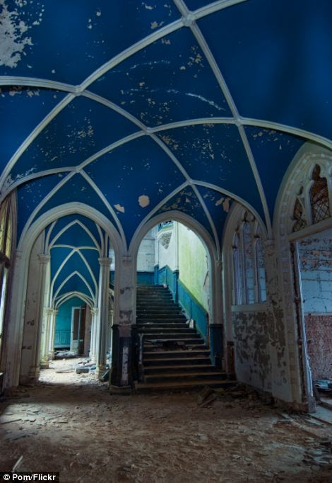 Château Miranda in Celles, Belgium has been in a dilapidated condition for more than 20 years