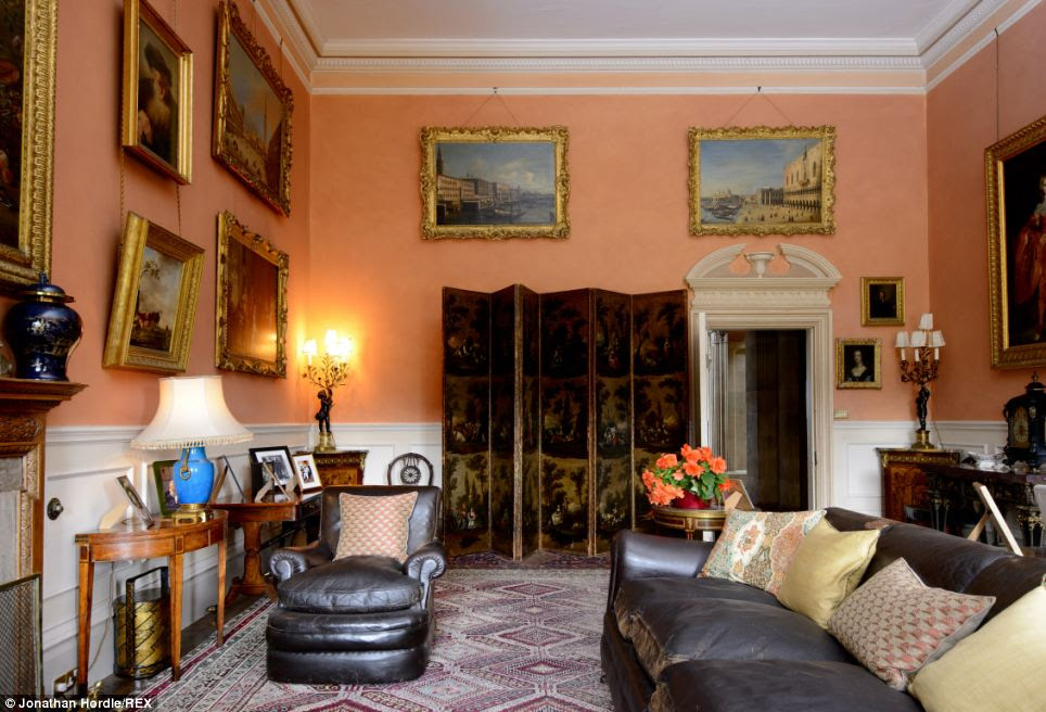 Peek inside: People can pay to see the entire castle, grounds and gardens with the top band ticket