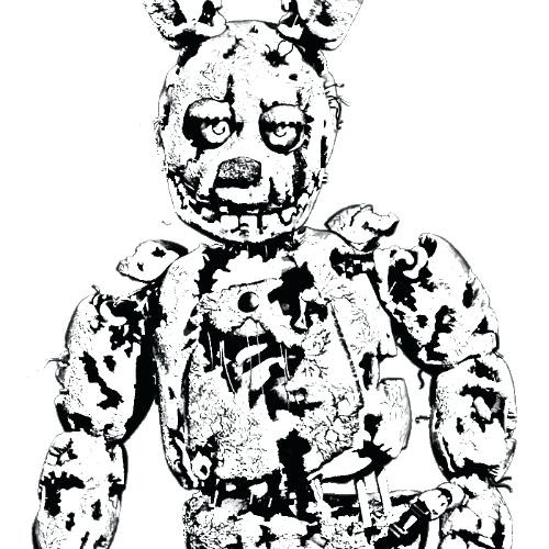 Springtrap Coloring Pages at GetColorings.com | Free ...