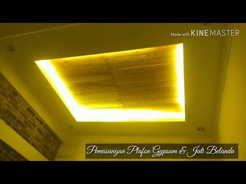 Susunan Cara Memasang Plafon Gypsum Bertingkat Kayu, Paling Dicari!