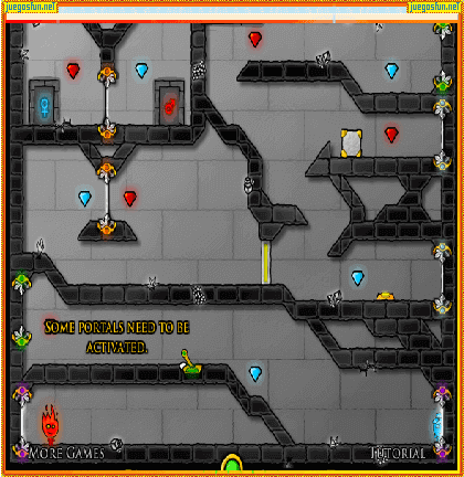 Juega Niña agua y Niño fuego gratis | JuegosFUN.net