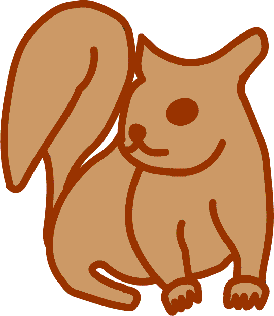 リス イラスト 無料 Gif