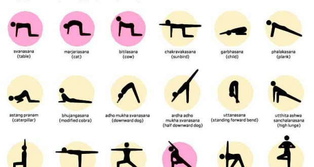 simple yoga poses drawing clip art library