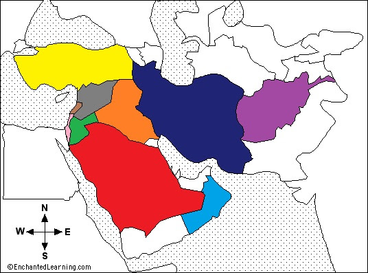 Middle East Map Quiz - By survivor_marc