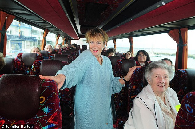 Celia Imrie helped launch Literatours on the Isle of Wight in 2013