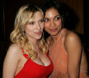 Scarlett Johansson and freind