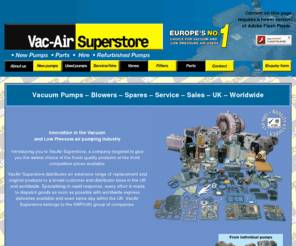 Rotary vane vacuum pump suppliers uk