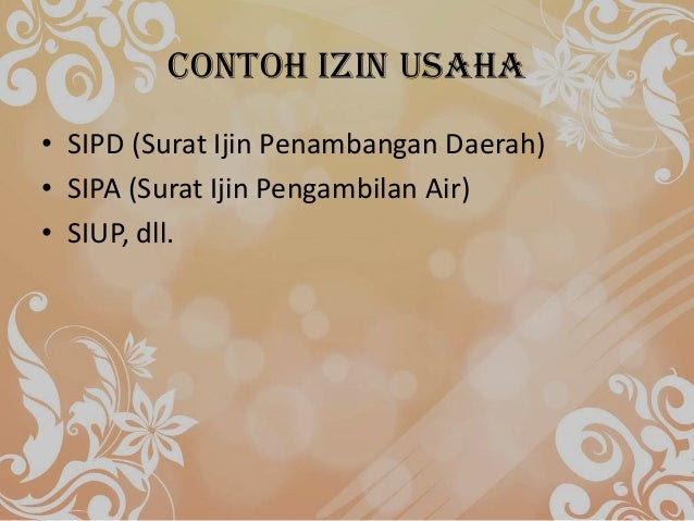 Izin kegiatan