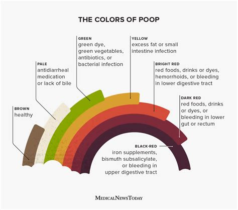  yellow poop color chart