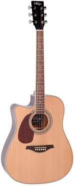 Reviews for Vintage Natural Electro Acoustic Guitar