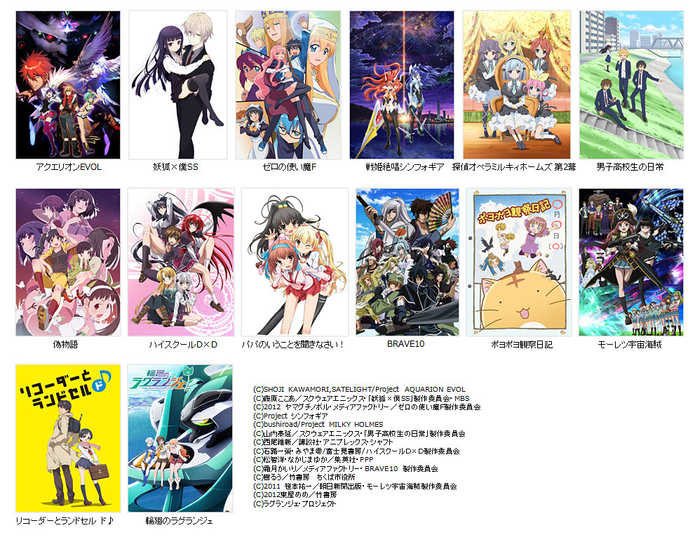  アニメ新番組一覧 2016年1月期「だがしかし」、「僕だけがいない街」など 