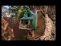 American Craftsman Birdhouse Timelapse