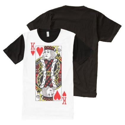 KING OF HEARTS All-Over-Print SHIRT