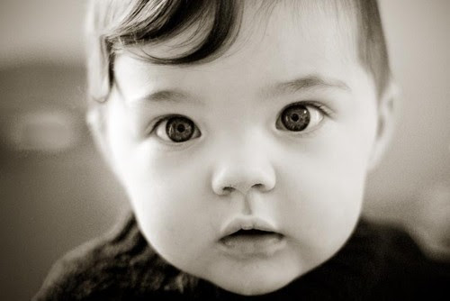 Enfant En Noir Et Blanc