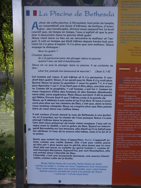Lourdes : Le chemin de l'eau