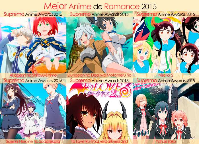 Final X Categorias Nominados a Mejor Anime de Romance 2015