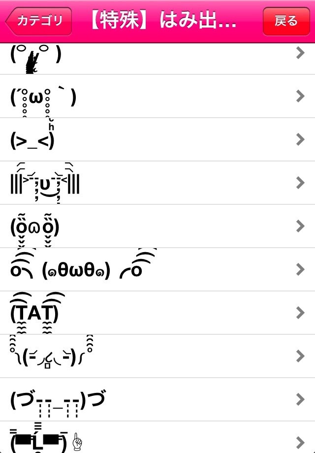ユニークな顔文字や変わった顔文字を友達に送ろう 今まで見たことのない顔文字も Girl S顔文字book Iphoneアプリ ライブドアニュース