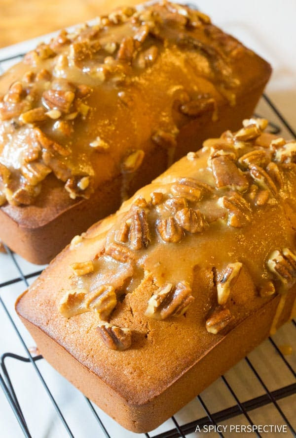 Pecan Praline Pound Cake - A Spicy Perspective