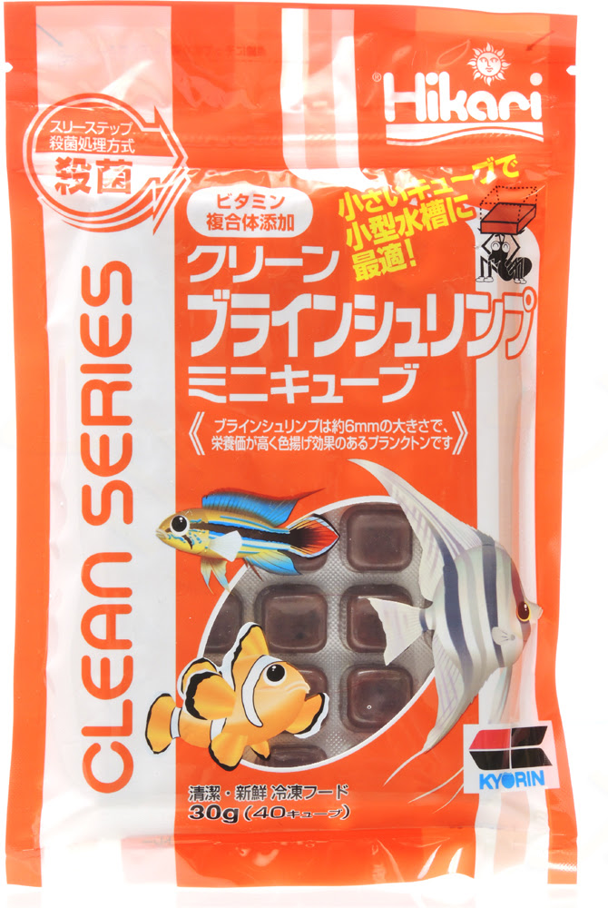 キョーリン冷凍飼料クリーンブラインシュリンプミニキューブ レヨンベールアクア