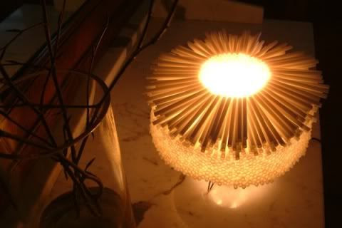 Drinking Straw Table Lamp