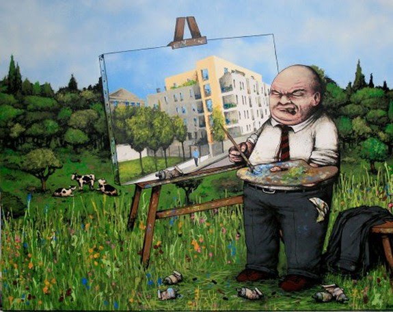 the french banksy 02 in The French Banksy: Incredible Works of Artist Dran