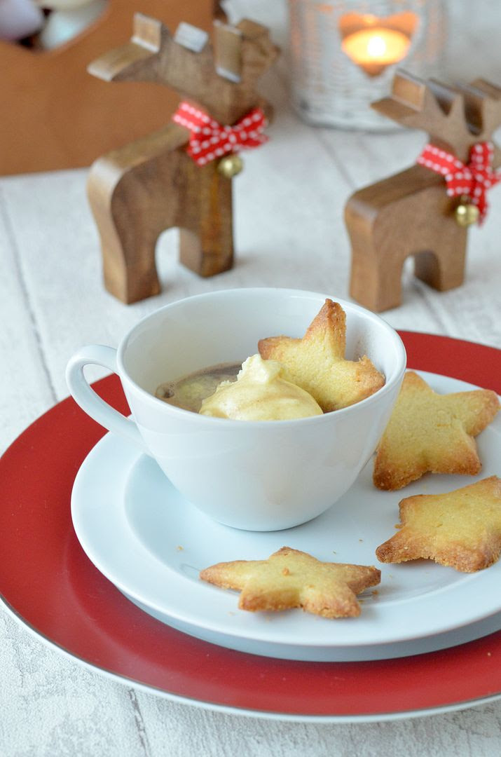 Affogatto With Shortbread Biscuits
