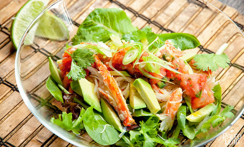 Crab Taco Salad