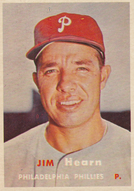 phillies pitching. Phillies Pitcher Jim Hearn