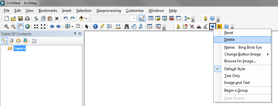 Arcgis Desktop Tutorial On Customizing Arcmap Toolbars And Keyboard Shortcuts Ian Broad