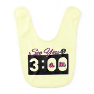 Adorable See You Ta 3:00 Baby Bibs