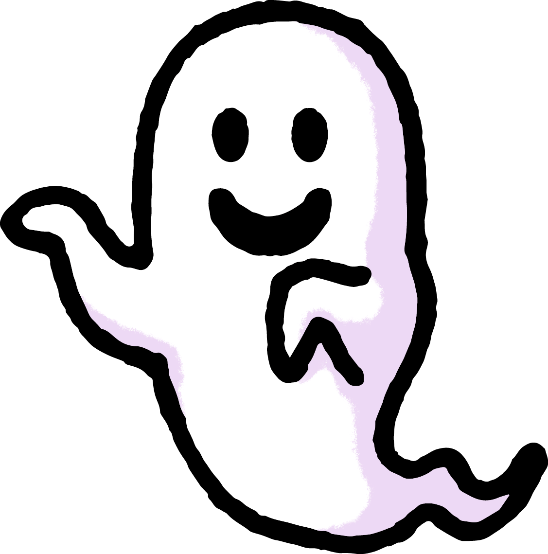 ハロウィンゴーストのイラスト かわいい無料イラスト素材