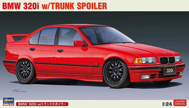 Hasegawa 1/24 BMW 320i w/ TRUNK SPOILER (20592) English Color Guide & Paint Conversion Chart