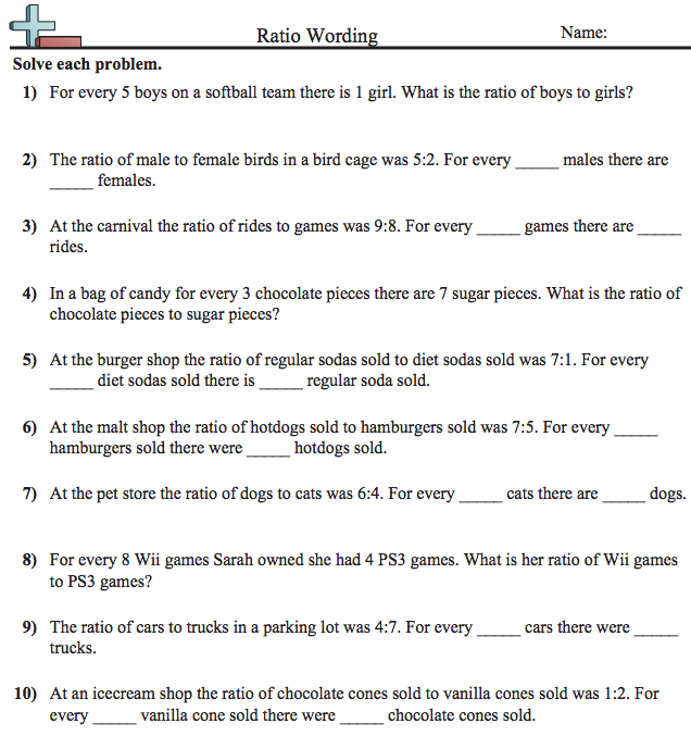 Download 6Th Grade Math Ratios Worksheets Stock - Worksheet for Kids