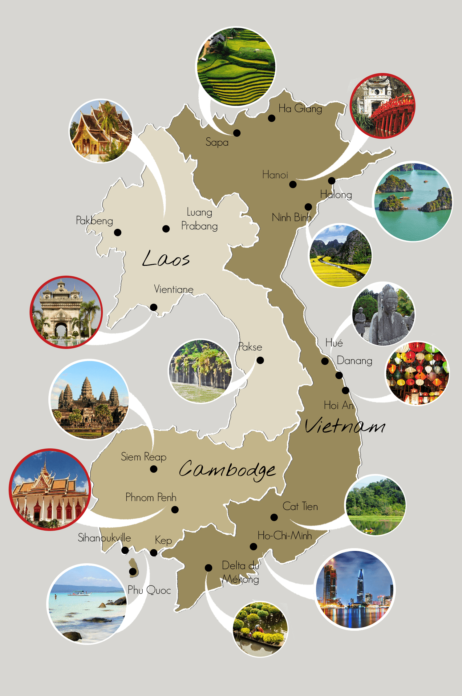 Map Of Vietnam Laos And Cambodia