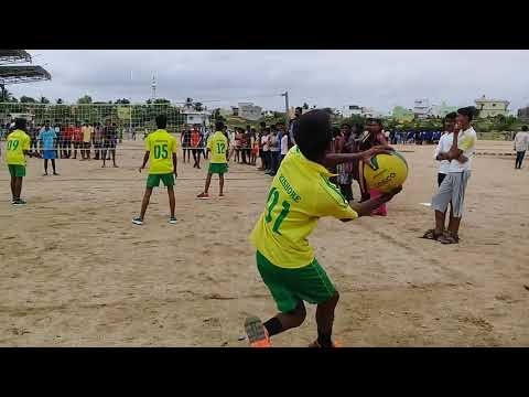 What are difference between Throwball and Handball?