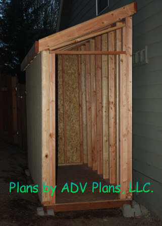 Slant Roof Shed Plans How to Build DIY Blueprints pdf 
