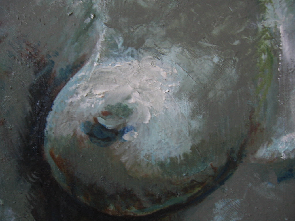 May Flowers - Abstract Breast Painting
