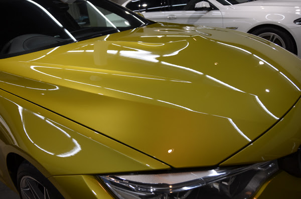 新車ボディコーティング 柔レザーコート Bmw M4 ラディアス上尾 埼玉のガラスコーティング専門店 最高の輝きを求めて ラディアス上尾