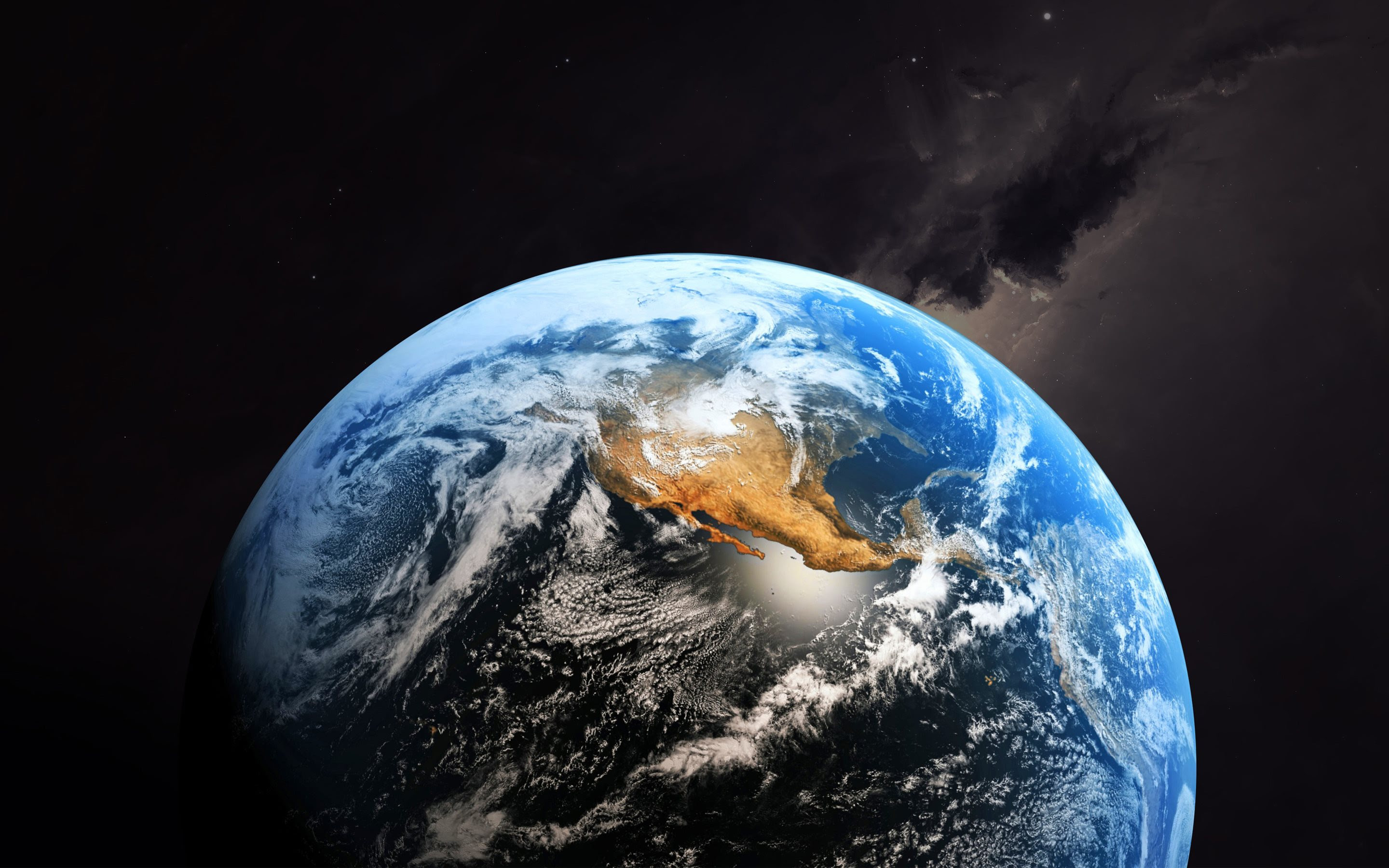 下載壁紙地球 星云 为了从空间 星星 宇宙顯示器 分辨率x1800 在桌面上的圖像