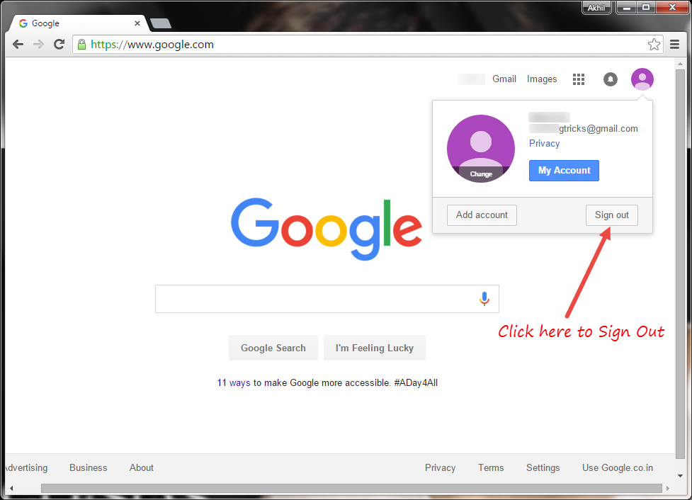 Change Default Google Account In Multiple Sign In
