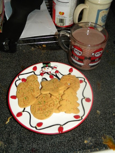 Santa's cookies & milk