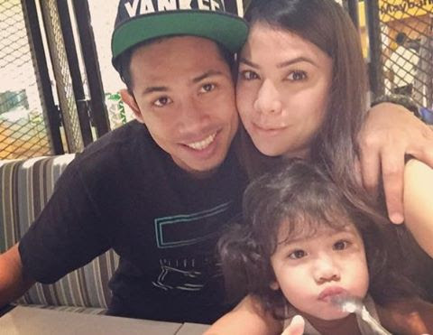 Gambar Nabil dan isteri dan anak sulung
