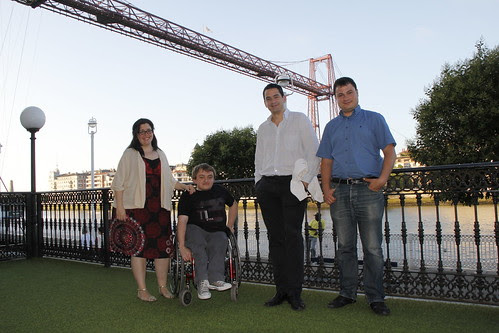 Irene Miren García de Etxeandia, Ion Baratas, Santiago González de la Torre y David Mérida Sanz.