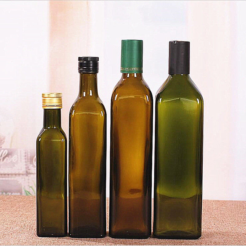 Recyclable Square 500ml Olive Oil Storage Containers